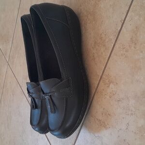 Clarks Asland Bubble, Leather Slip-Ons